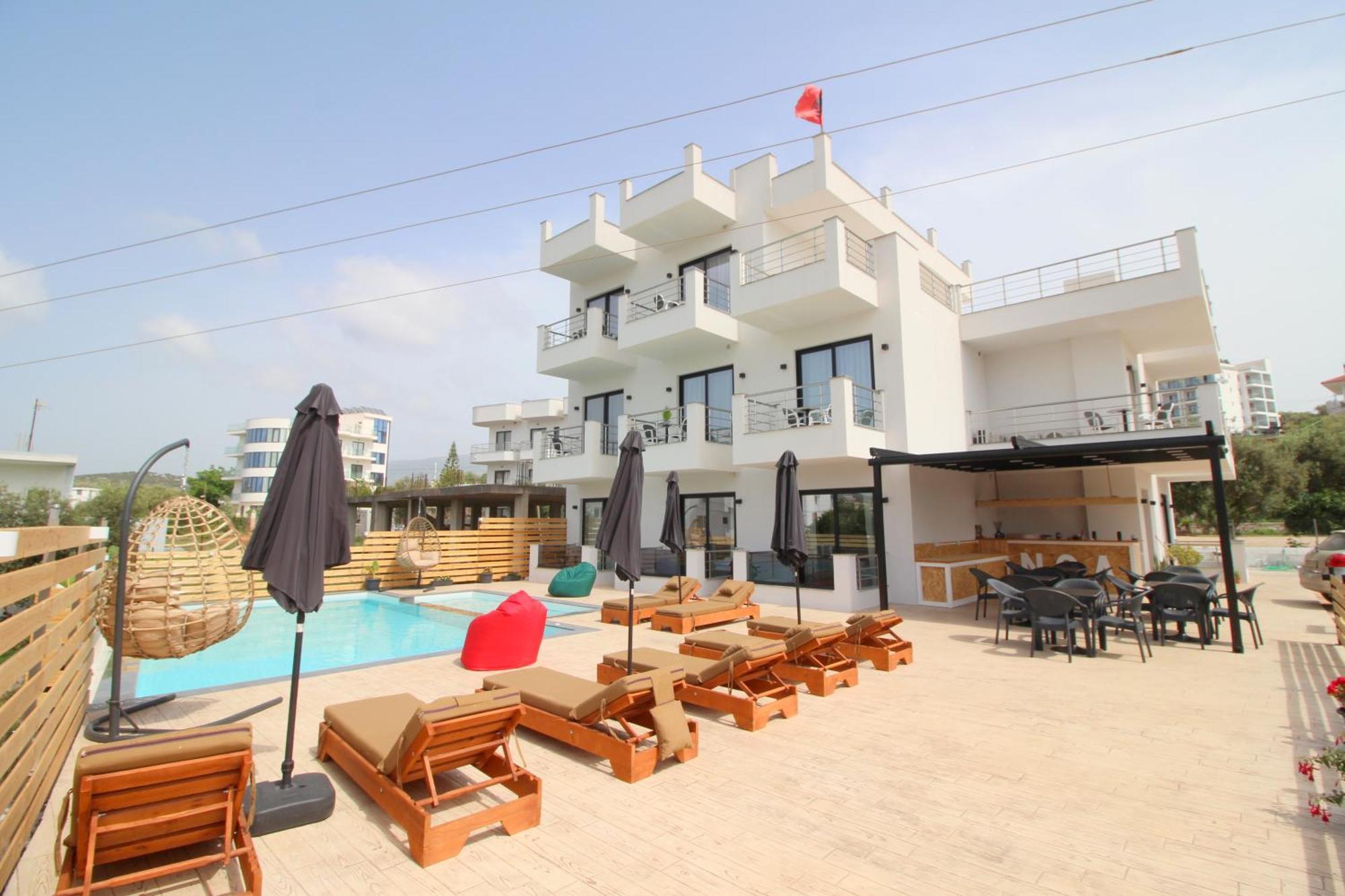 Noa Boutique Hotel Ksamil Rum bild