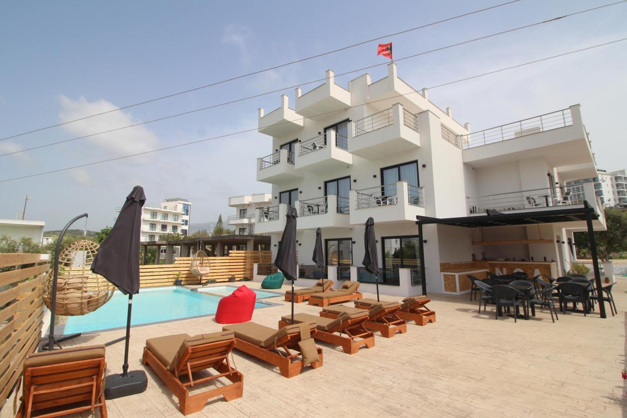 Noa Boutique Hotel Ksamil Rum bild