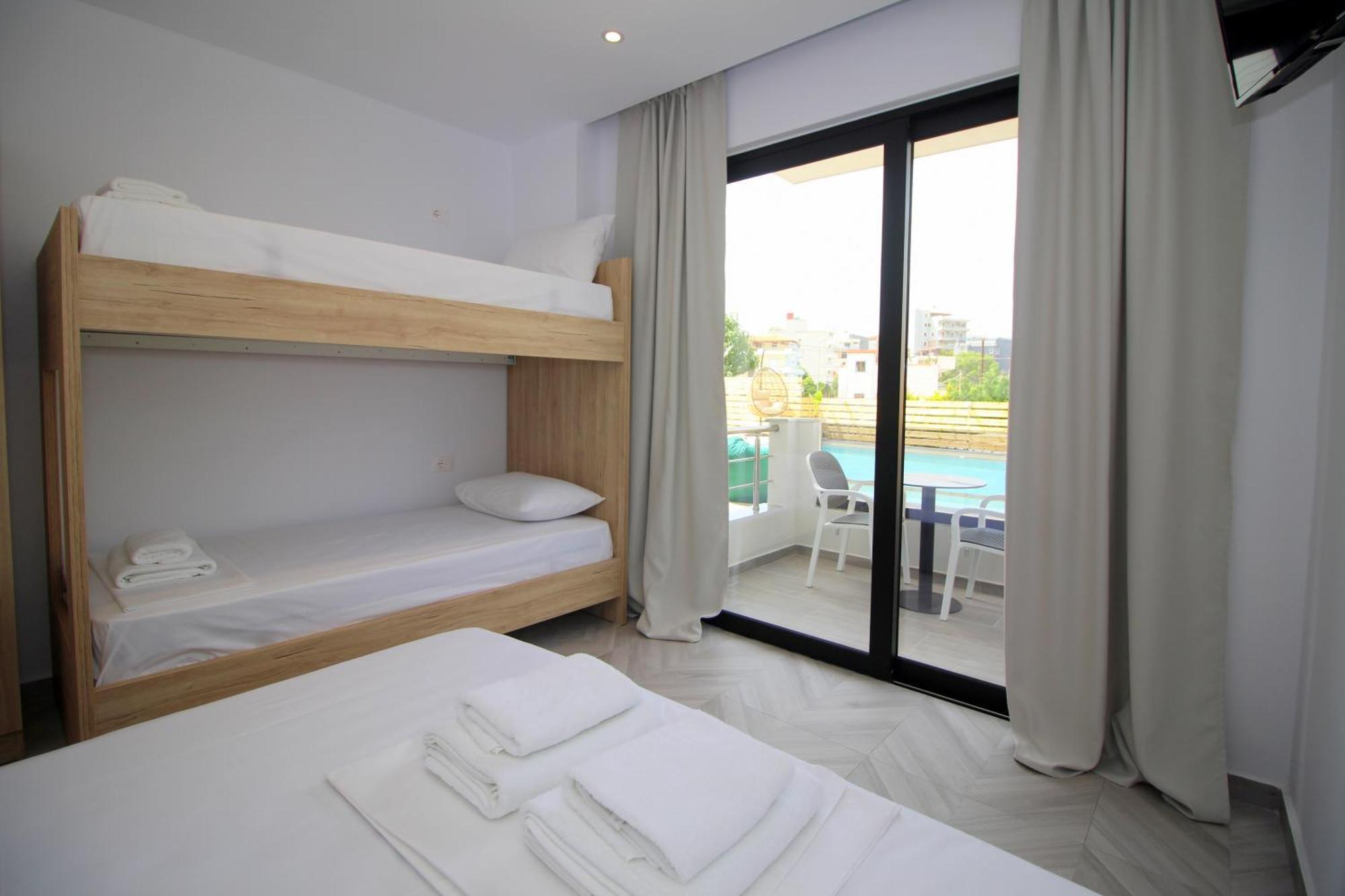 Noa Boutique Hotel Ksamil Rum bild