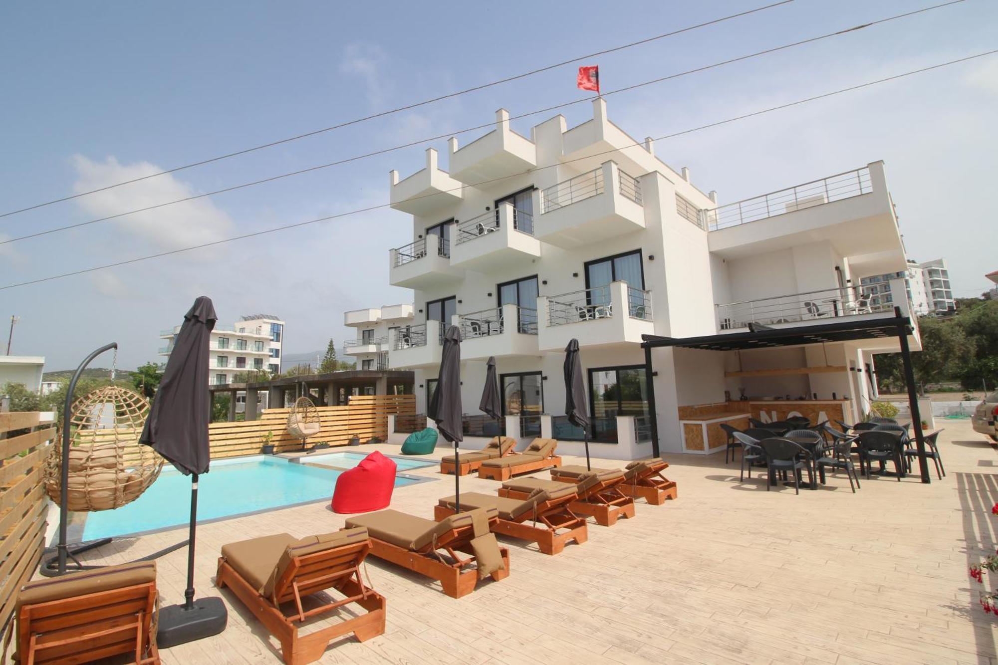 Noa Boutique Hotel Ksamil Rum bild